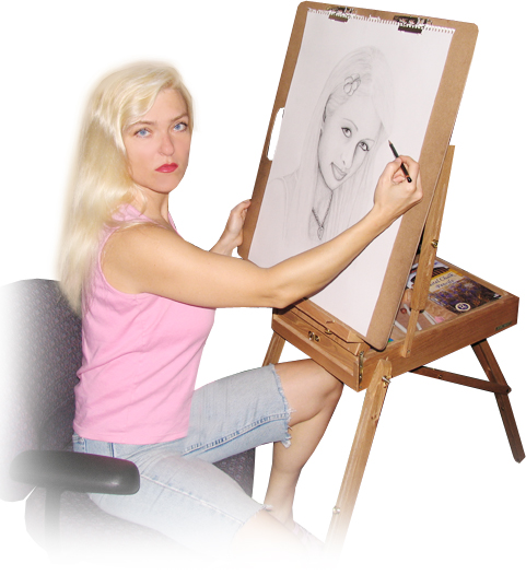 Edina Kinga Agoston - Pencil Portrait Artist - Graphic Designer - Fitness Dancer
